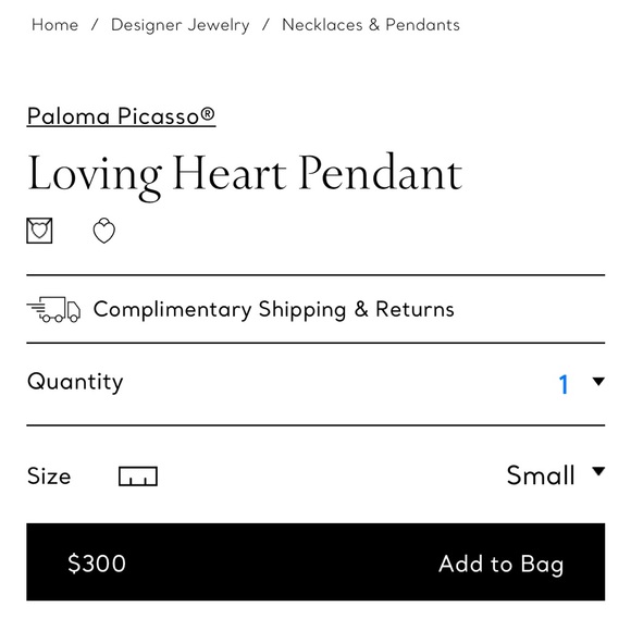 Tiffany & Co. Paloma Picasso Loving Heart Pendant - Picture 4 of 4